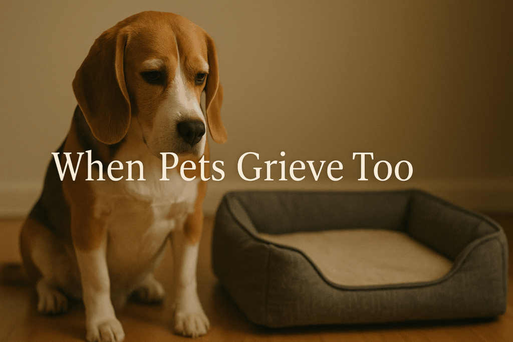 grieving dog